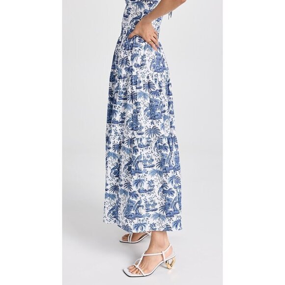 💕STAUD💕 Sea Skirt ~ Yellow Toile 4 NWOT - Picture 13 of 13